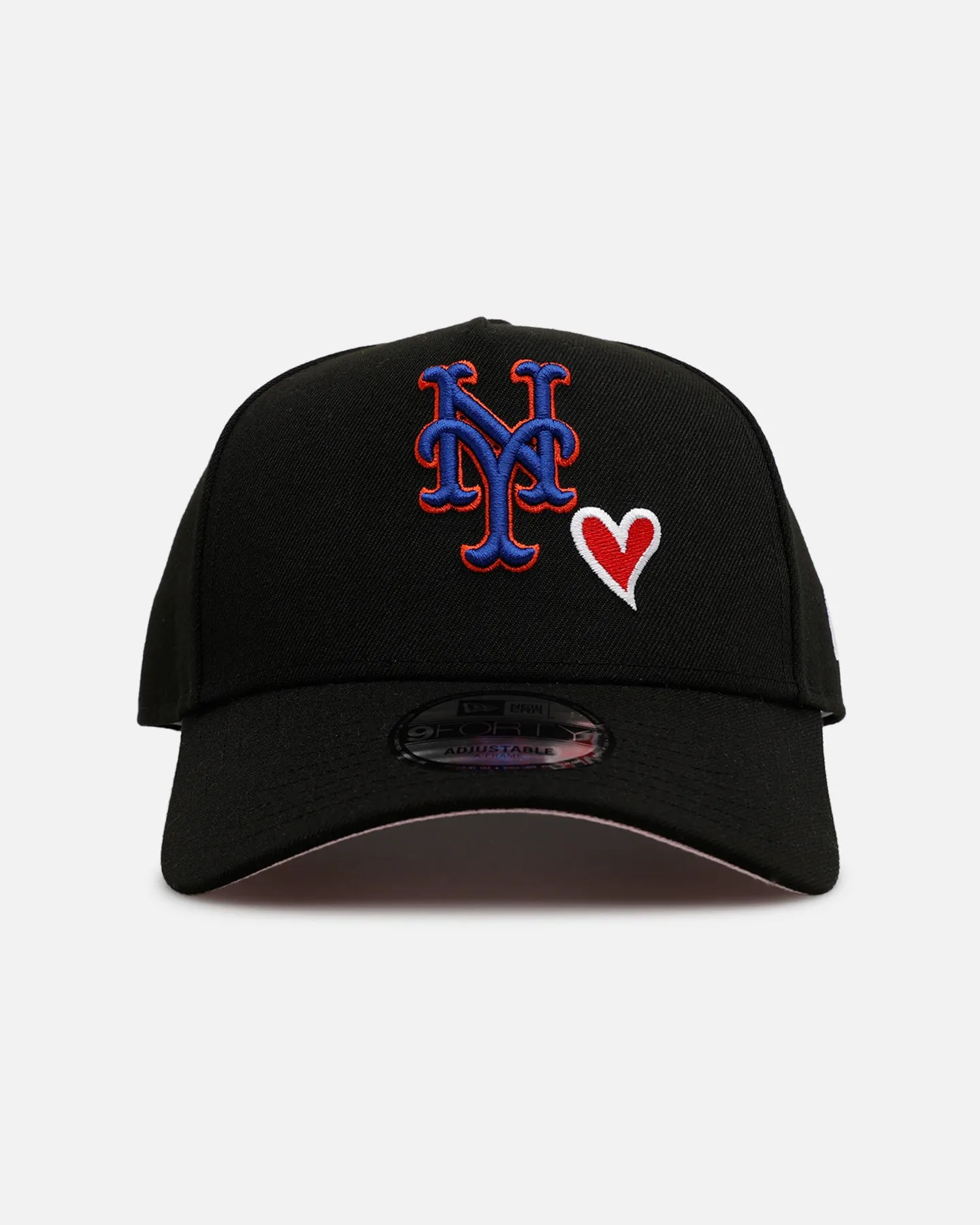 New Era New York Mets 'Team Color Hearts' 9FORTY A-Frame Snapback Official Team Color sold by Culture Kings