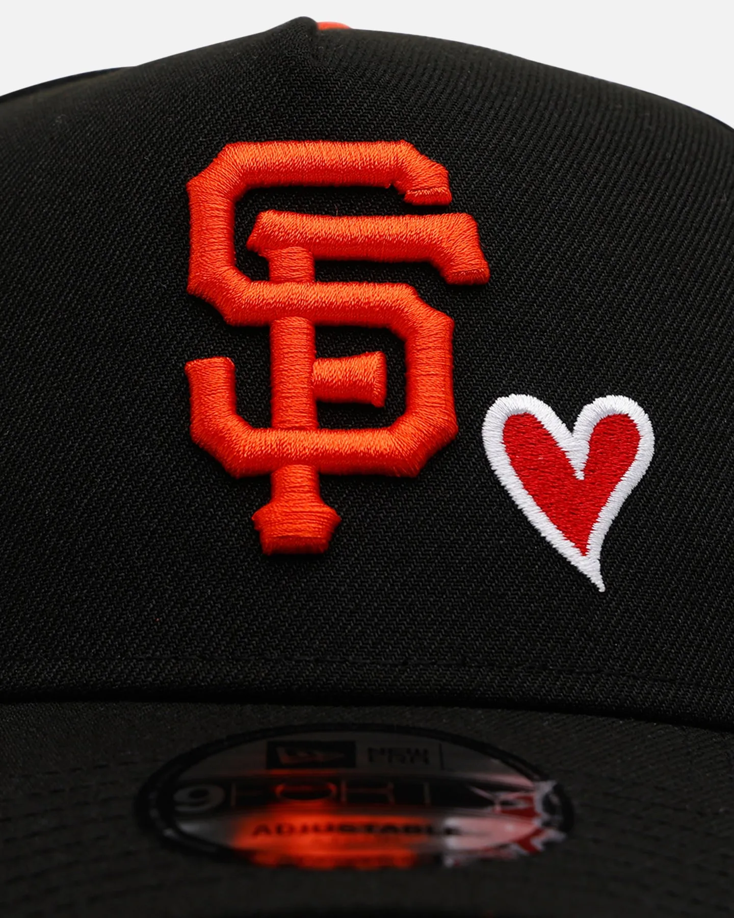 New Era San Francisco Giants 'Team Color Hearts' 9FORTY A-Frame Snapback Official Team Color sold by Culture Kings product image thumbnail 5