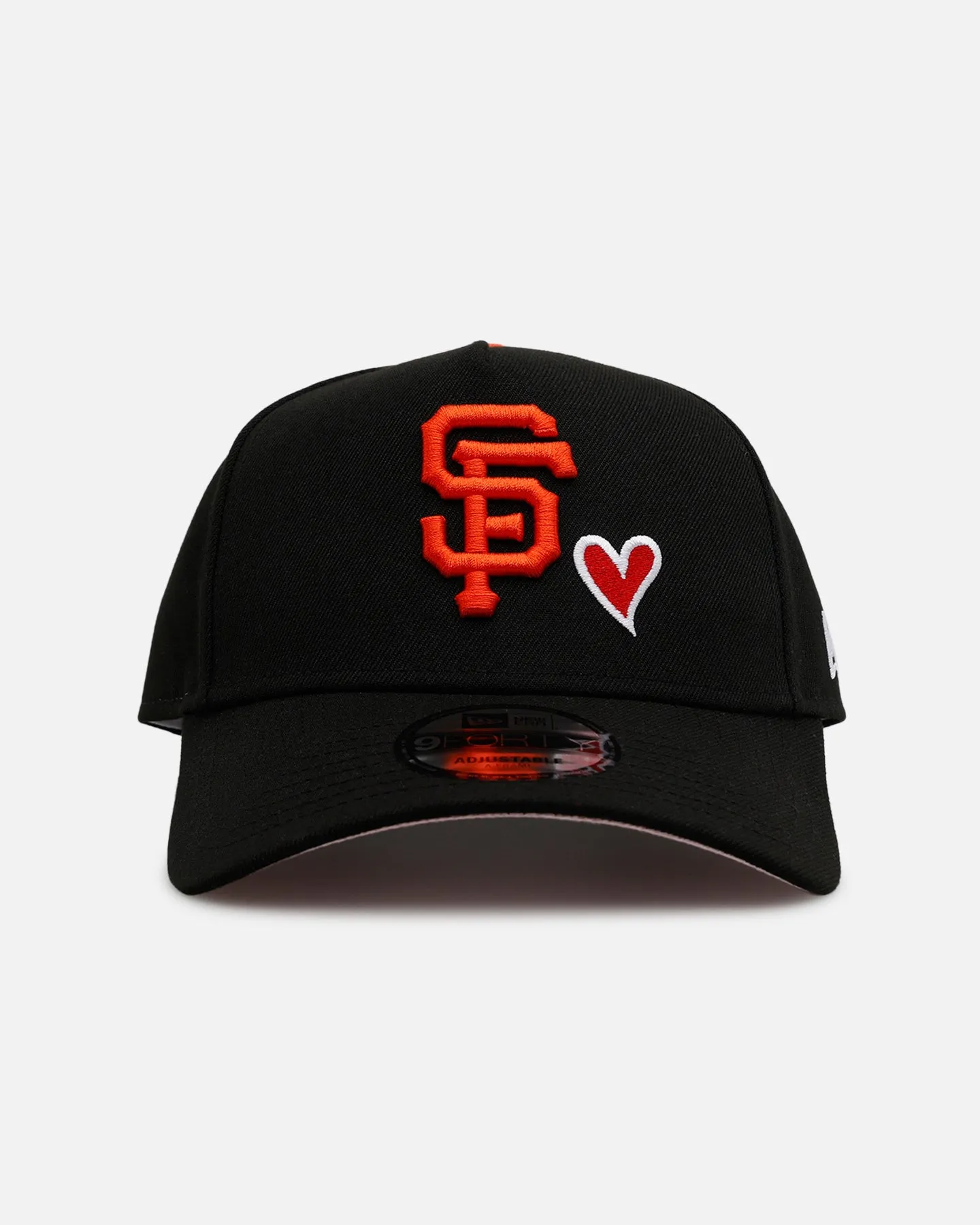 New Era San Francisco Giants 'Team Color Hearts' 9FORTY A-Frame Snapback Official Team Color sold by Culture Kings