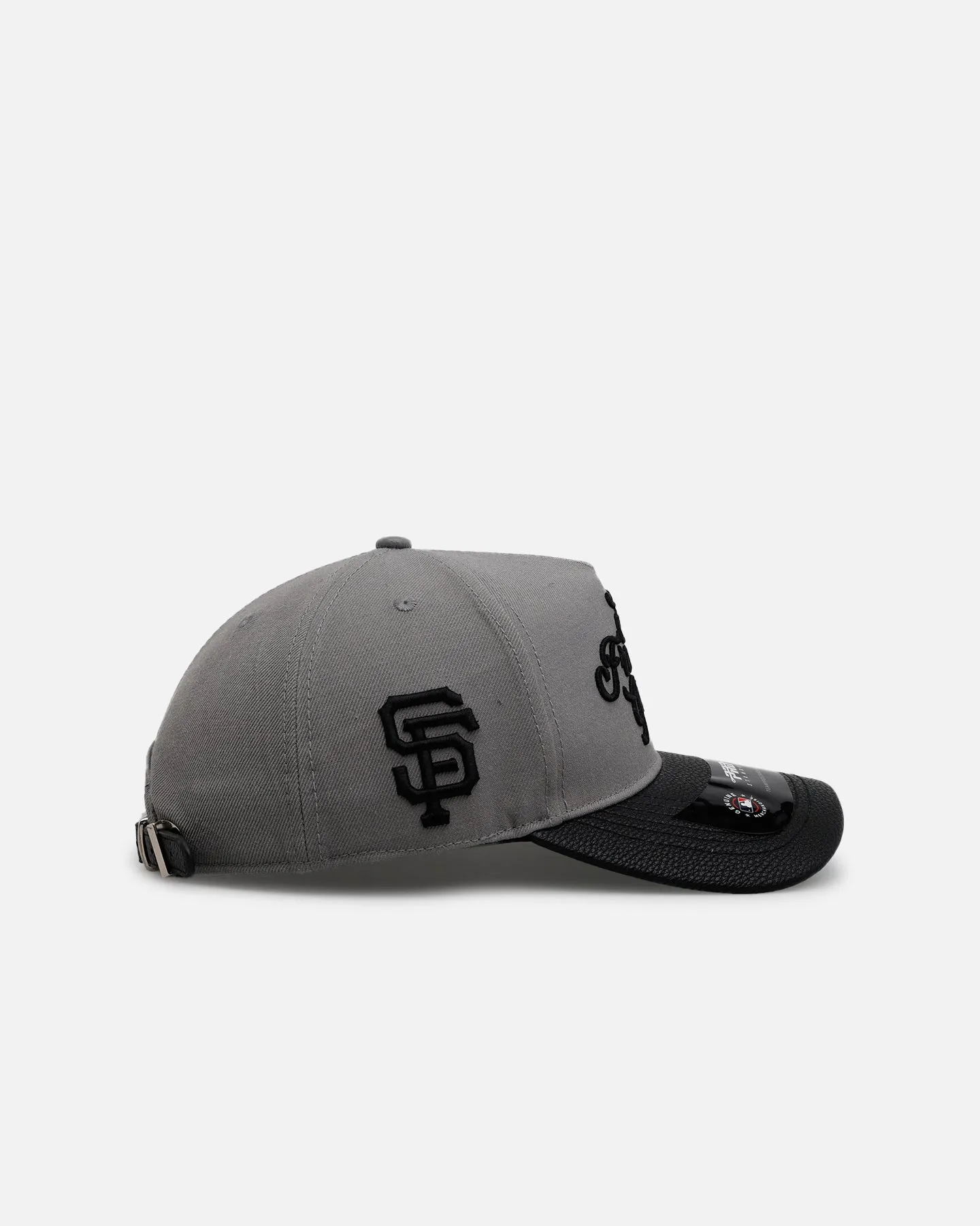 Pro Standard San Francisco Giants 'Sovenir' Pinch Front Strapback Grey/Black sold by Culture Kings product image thumbnail 4
