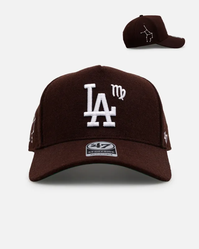 47 Brand Los Angeles Dodgers 'Zodiac' Virgo 47 Offside Snapback Brown sold by Culture Kings