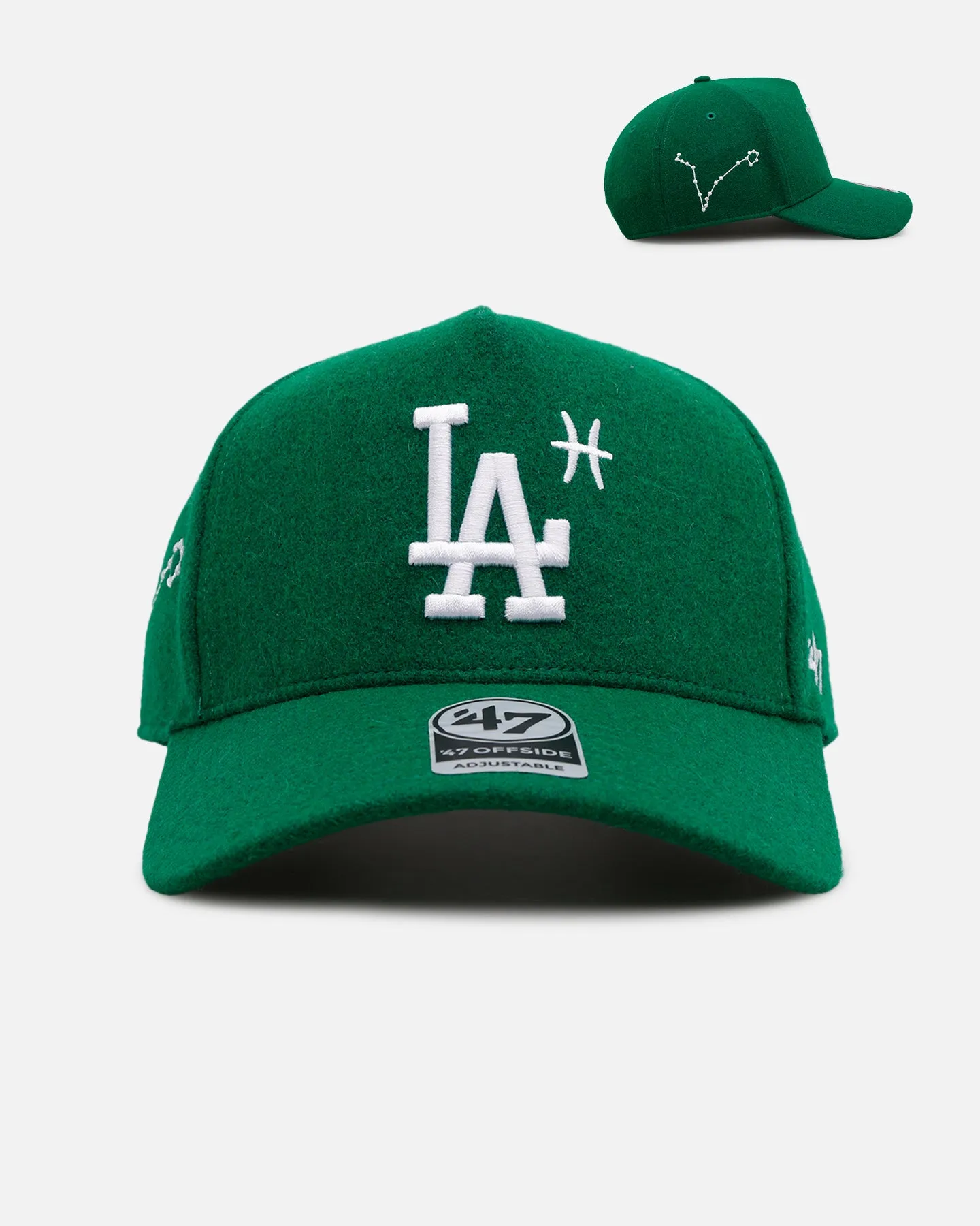 47 Brand Los Angeles Dodgers 'Zodiac' Pisces 47 Offside Snapback Kelly Green sold by Culture Kings