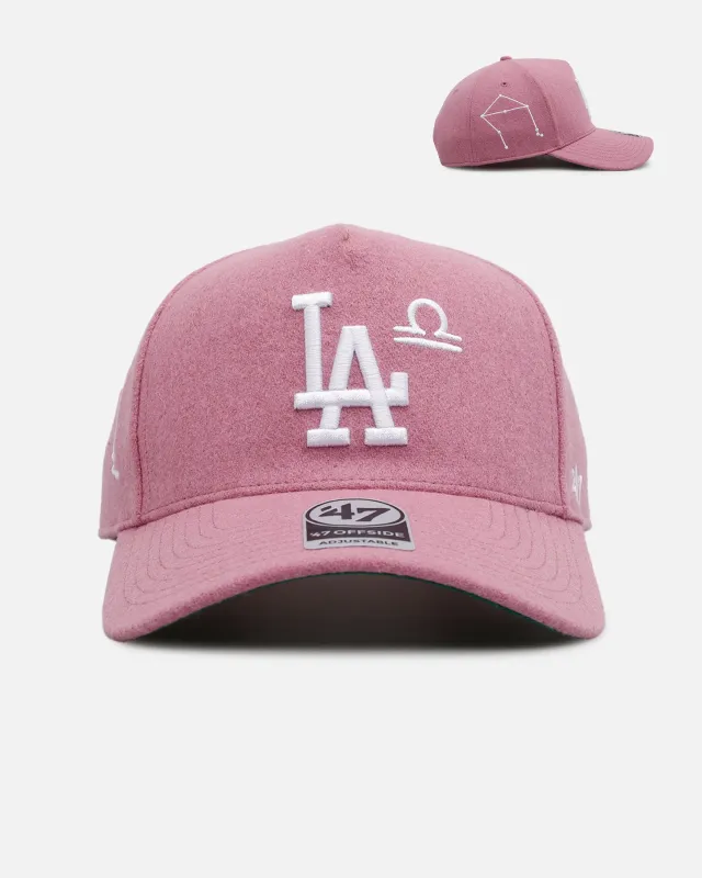 47 Brand Los Angeles Dodgers 'Zodiac' Libra 47 Offside Snapback Mauve sold by Culture Kings