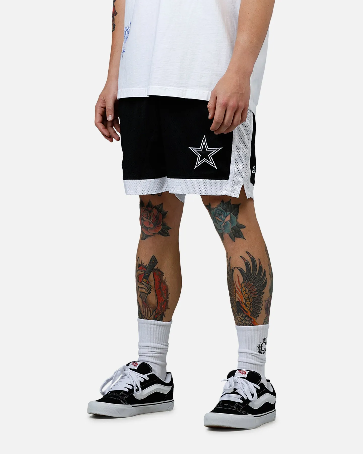 New Era Dallas Cowboys Sport Class Shorts Black/White sold by Culture Kings product image thumbnail 4
