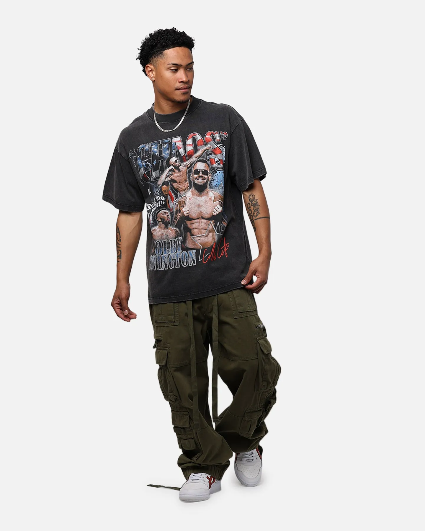 UFC By Goat Crew Colby Covington Belt Vintage T-Shirt Vintage Black sold by Culture Kings product image thumbnail 2