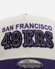 New Era San Francisco 49ers 'Purple Haze 2.0' 9FORTY A-Frame Snapback Chrome/Purple sold by Culture Kings