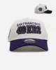New Era San Francisco 49ers 'Purple Haze 2.0' 9FORTY A-Frame Snapback Chrome/Purple sold by Culture Kings