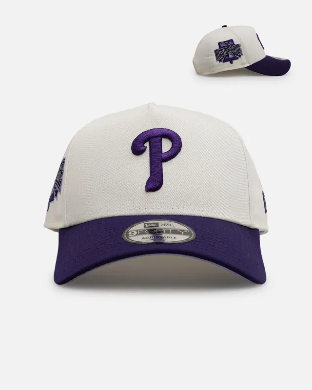 New Era Philadelphia Phillies 'Purple Haze 2.0' 9FORTY A-Frame Snapback Chrome/Purple sold by Culture Kings