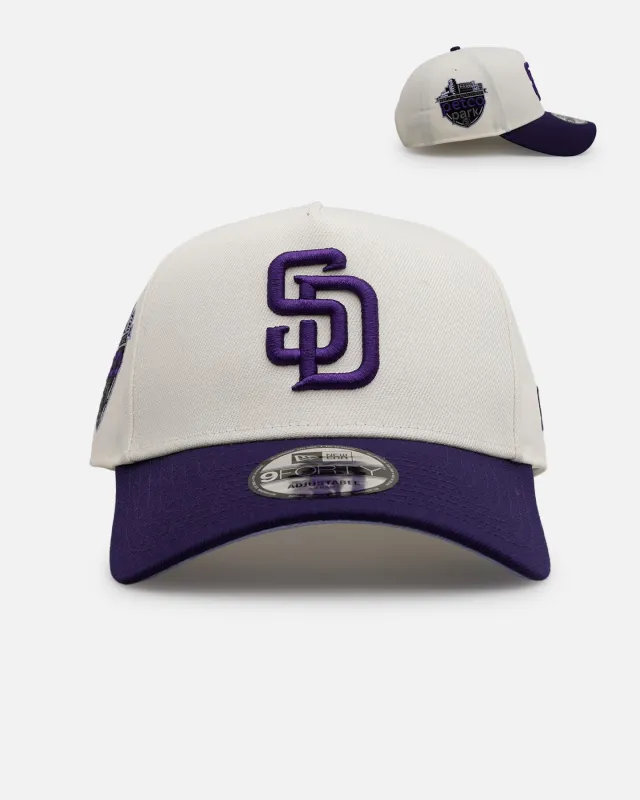 New Era San Diego Padres 'Purple Haze 2.0' 9FORTY A-Frame Snapback Chrome/Purple sold by Culture Kings