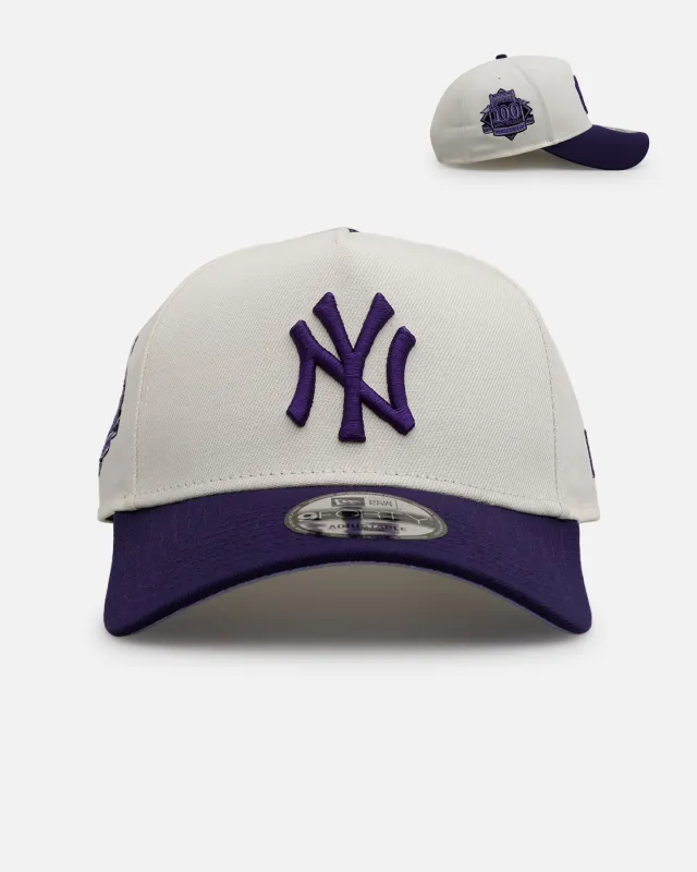New Era New York Yankees 'Purple Haze 2.0' 9FORTY A-Frame Snapback Chrome/Purple sold by Culture Kings