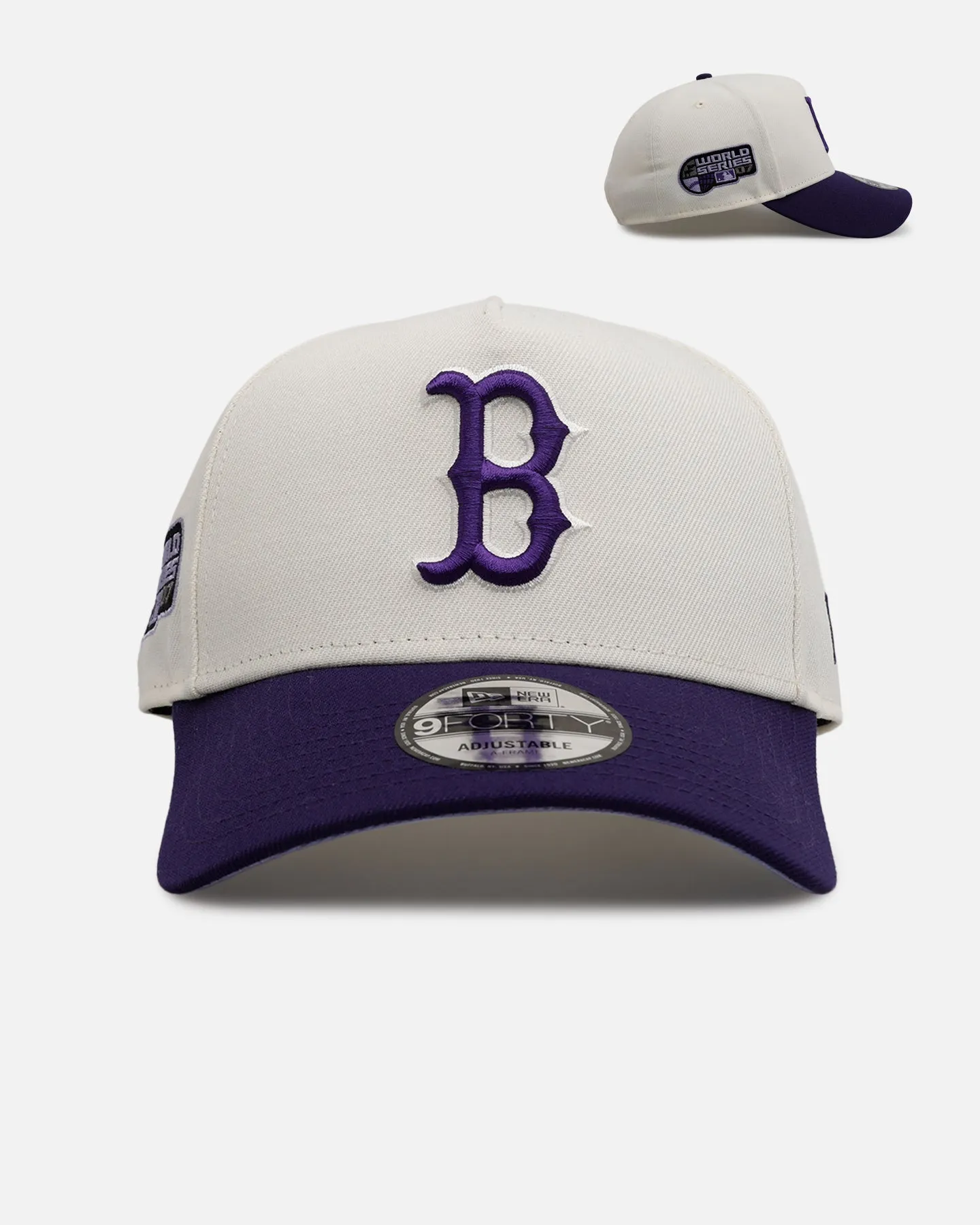 New Era Boston Red Sox 'Purple Haze 2.0' 9FORTY A-Frame Snapback Chrome/Purple sold by Culture Kings
