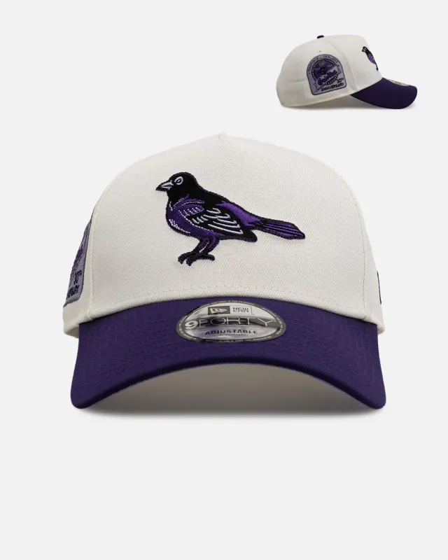 New Era Baltimore Orioles 'Purple Haze 2.0' 9FORTY A-Frame Snapback Chrome/Purple sold by Culture Kings