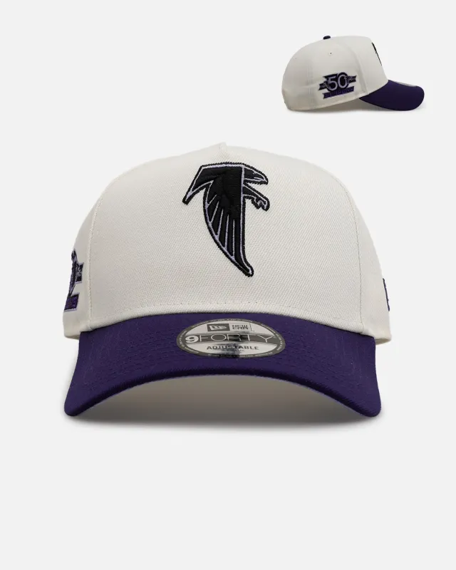 New Era Atlanta Falcons 'Purple Haze 2.0' 9FORTY A-Frame Snapback Chrome/Purple sold by Culture Kings