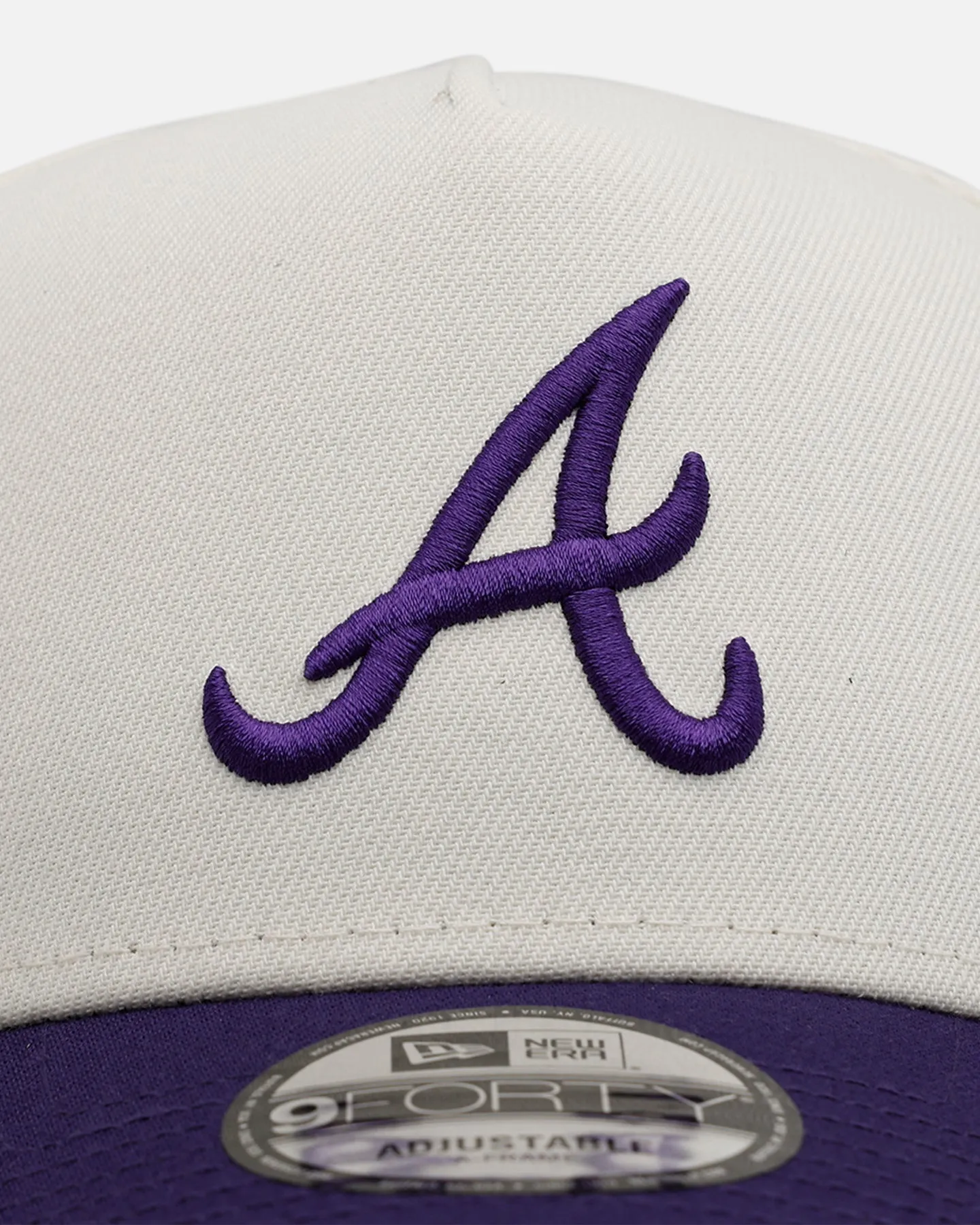New Era Atlanta Braves 'Purple Haze 2.0' 9FORTY A-Frame Snapback Chrome/Purple sold by Culture Kings product image thumbnail 5