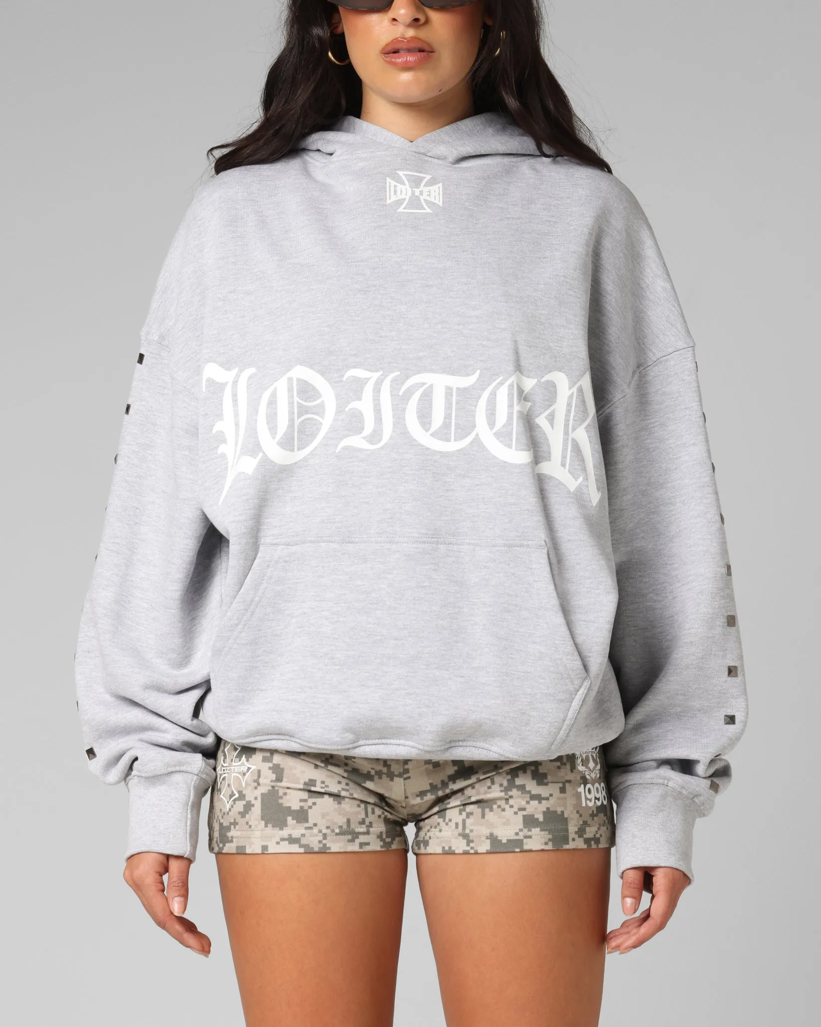 Loiter Bike Hoodie Grey sold by Culture Kings