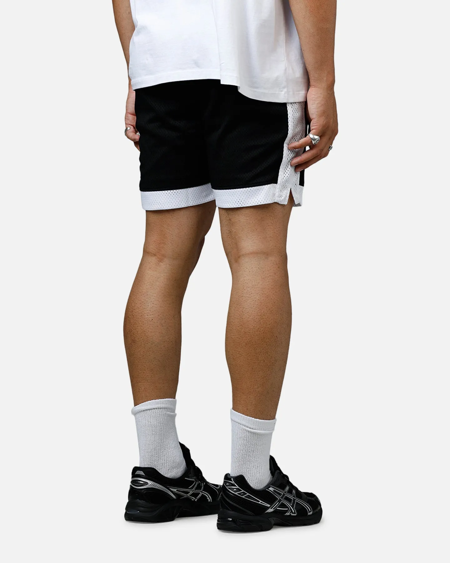 New Era Los Angeles Lakers Sport Class Shorts Black/White sold by Culture Kings product image thumbnail 3