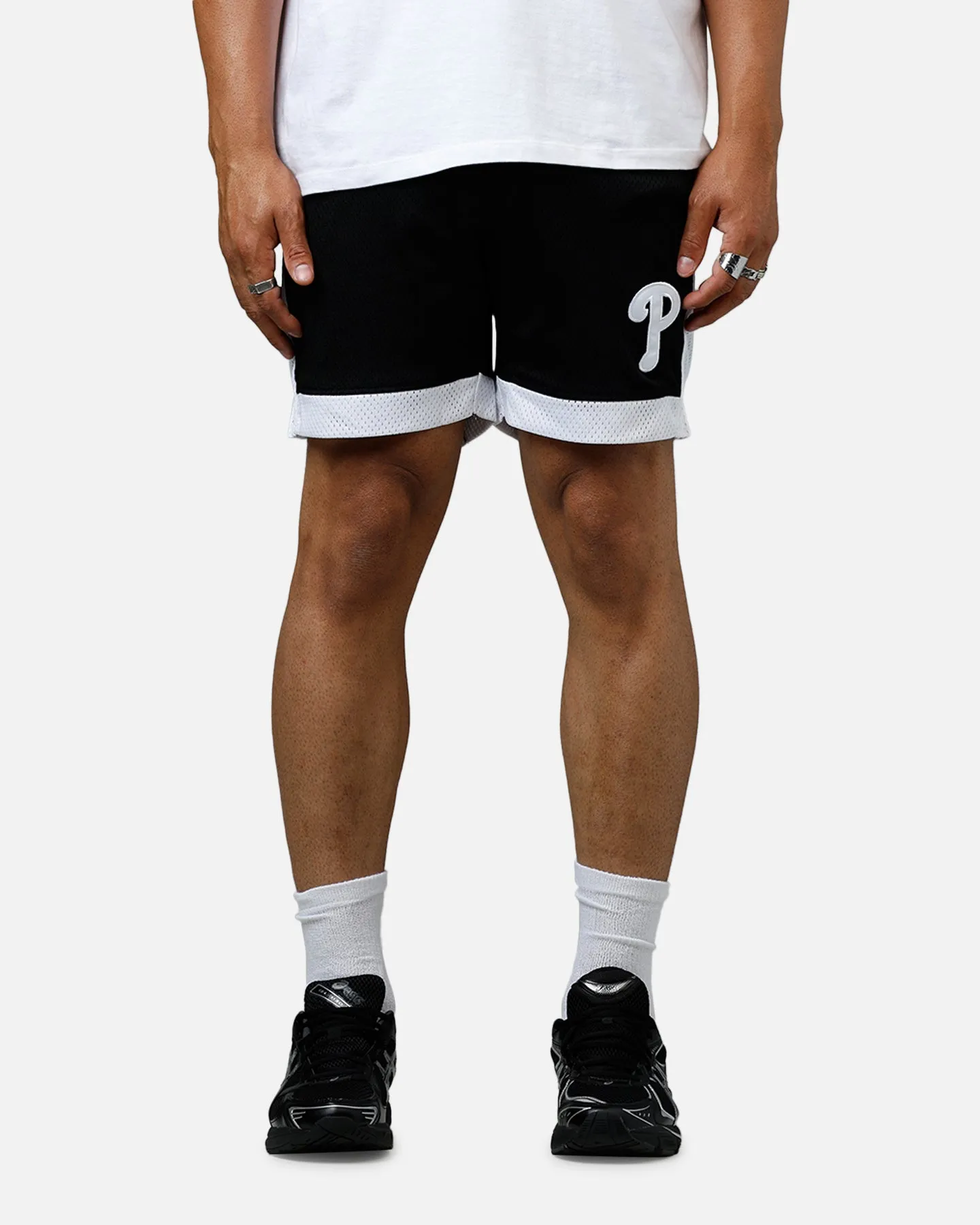 New Era Philadelphia Phillies Sport Class Shorts Black/White sold by Culture Kings
