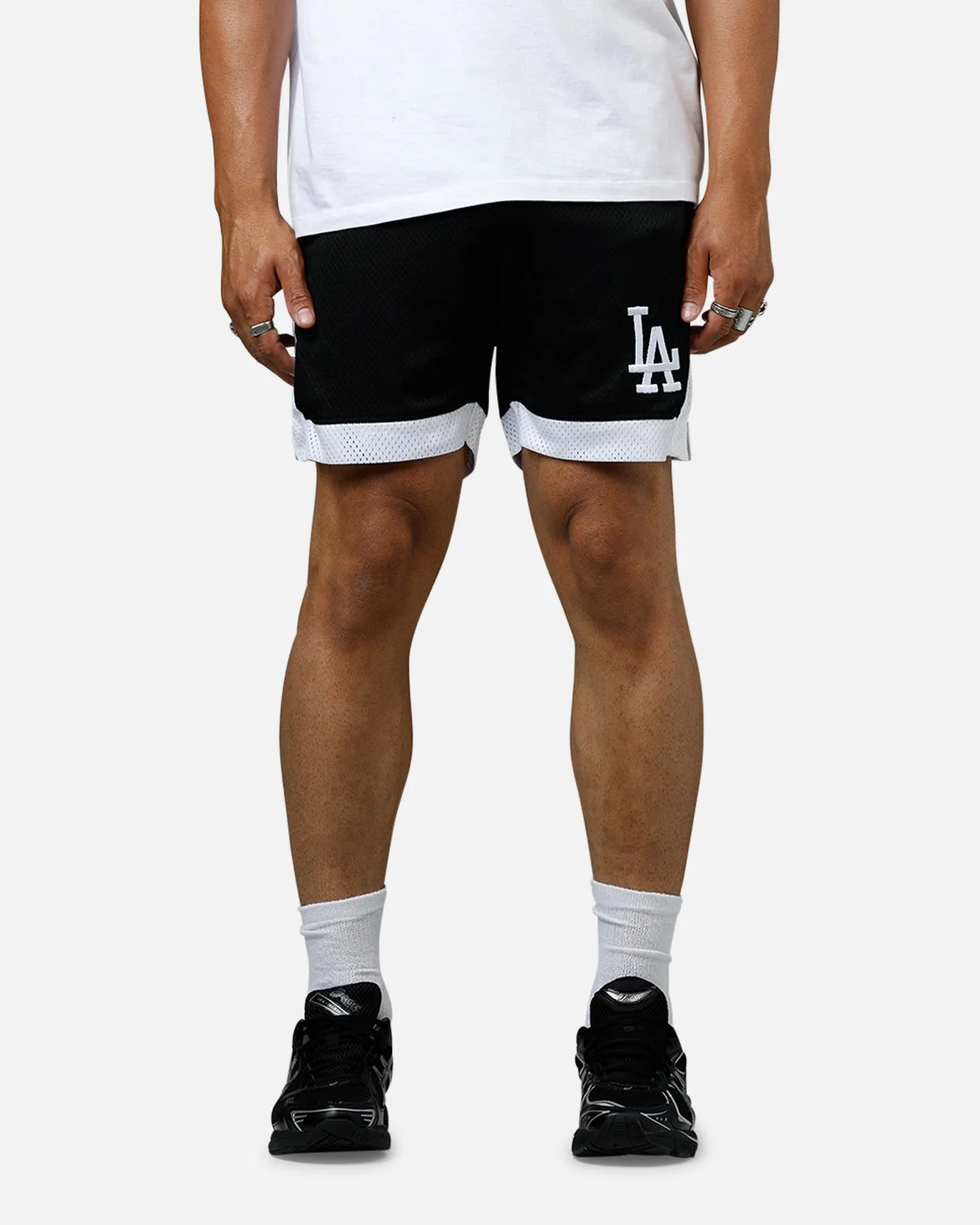 New Era Los Angeles Dodgers Sport Class Shorts Black/White sold by Culture Kings