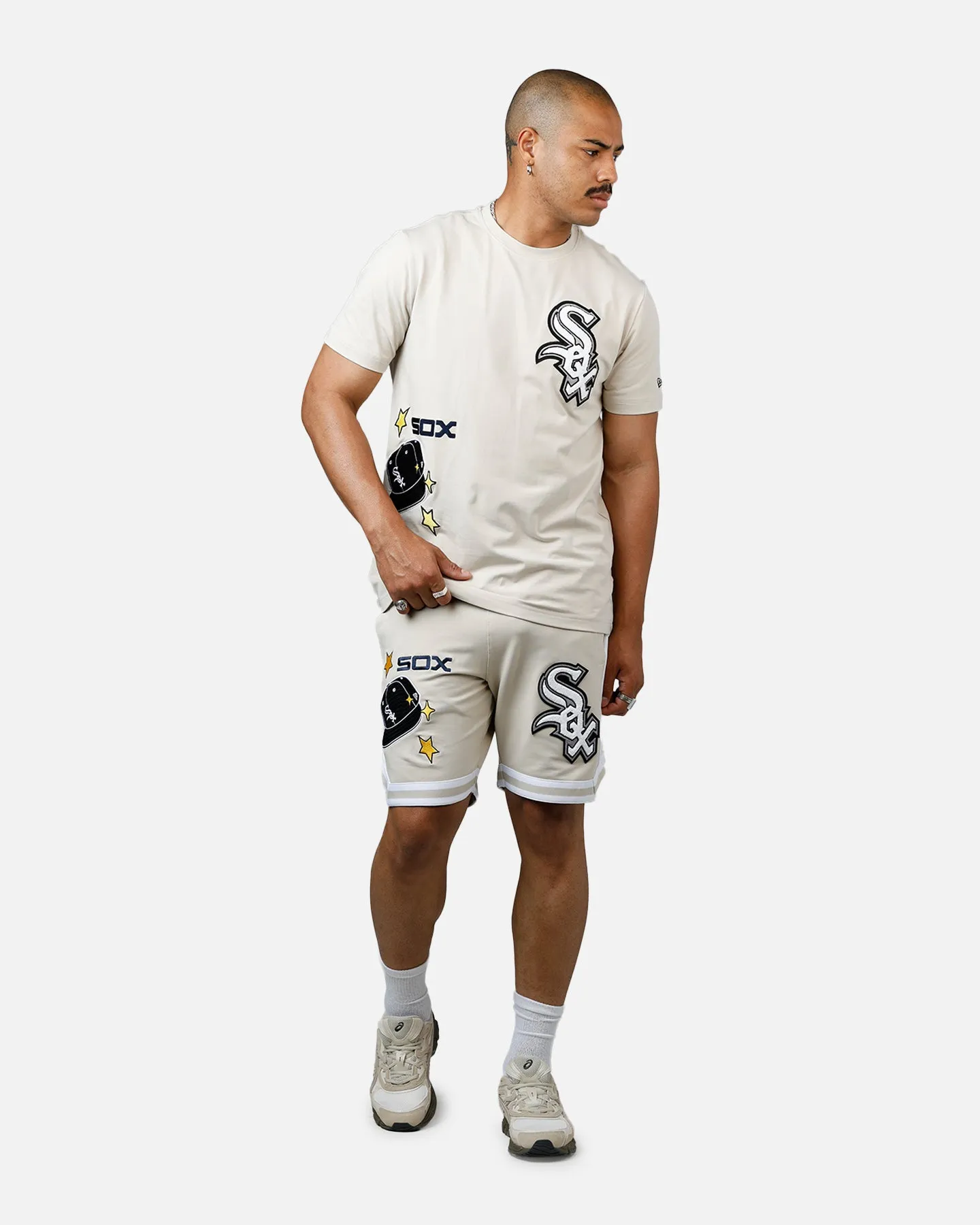 New Era Chicago White Sox 'Logo Select' Summer T-Shirt Stone sold by Culture Kings product image thumbnail 3