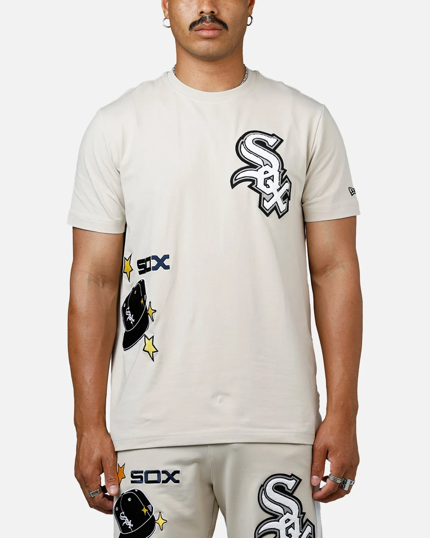 New Era Chicago White Sox 'Logo Select' Summer T-Shirt Stone sold by Culture Kings