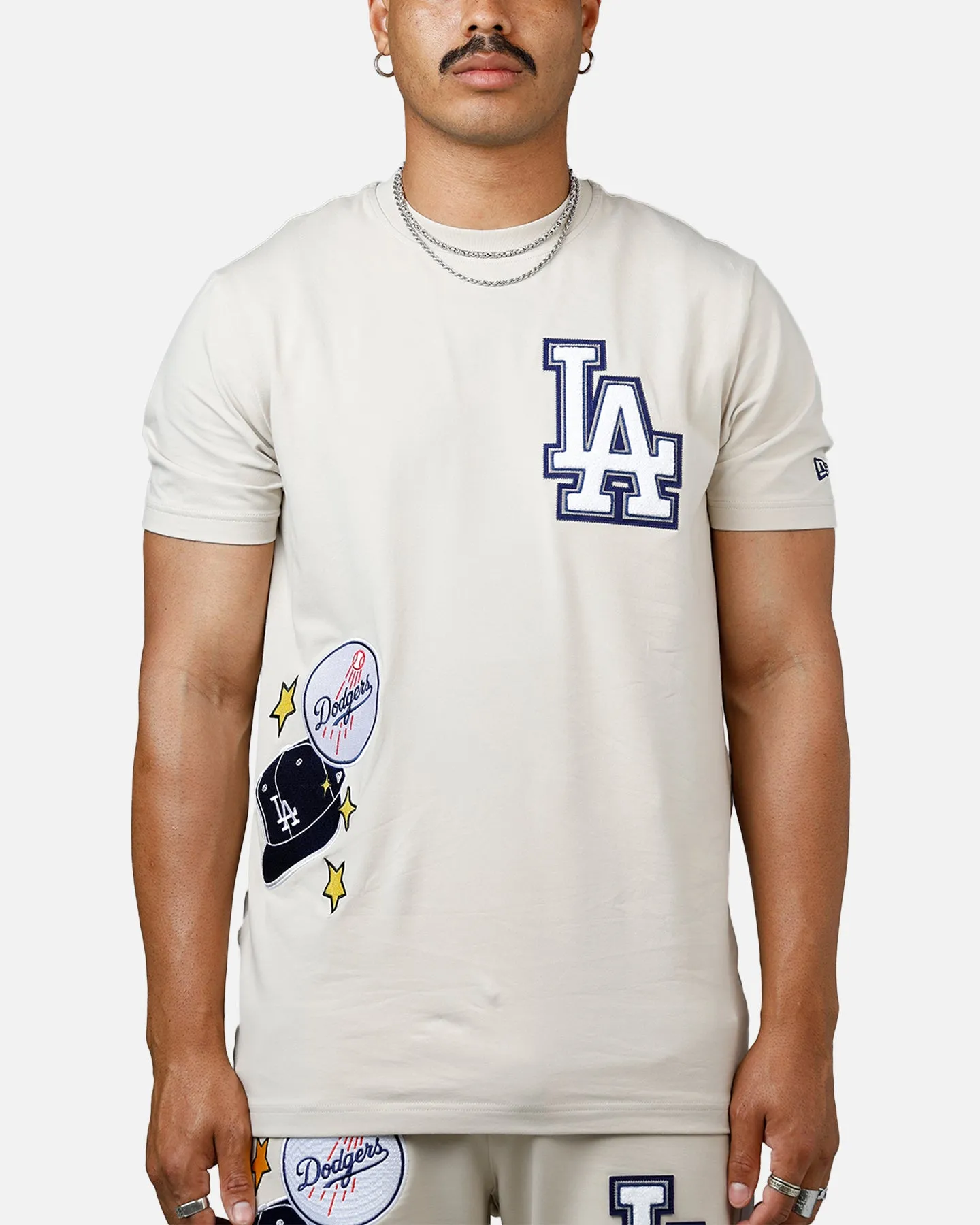 New Era Los Angeles Dodgers 'Logo Select' Summer T-Shirt Stone sold by Culture Kings