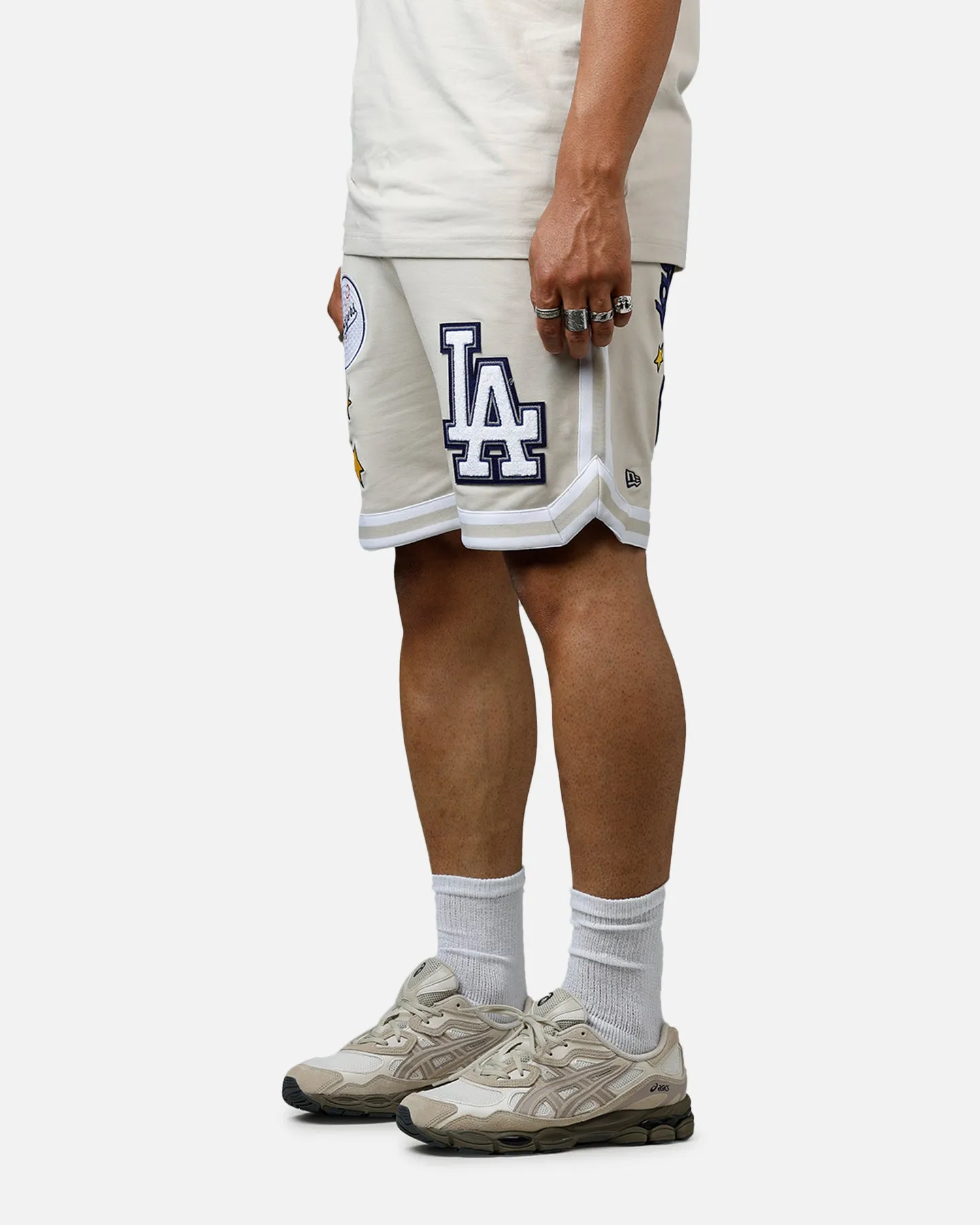 New Era Los Angeles Dodgers 'Logo Select' Summer Shorts Stone sold by Culture Kings product image thumbnail 4