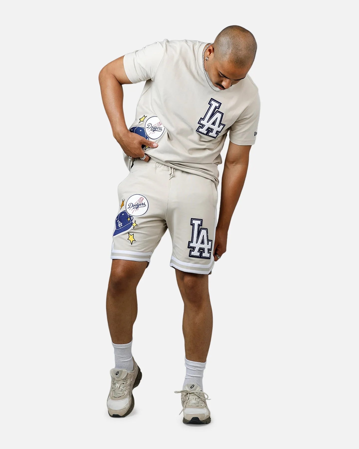 New Era Los Angeles Dodgers 'Logo Select' Summer Shorts Stone sold by Culture Kings product image thumbnail 2