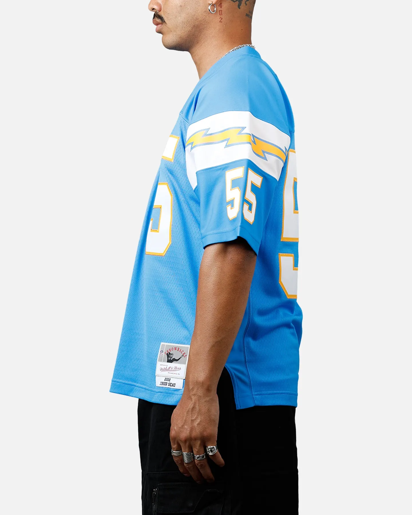 Mitchell & Ness Los Angeles Chargers Junior Seau #55 Legacy Jersey Powder Blue sold by Culture Kings product image thumbnail 5