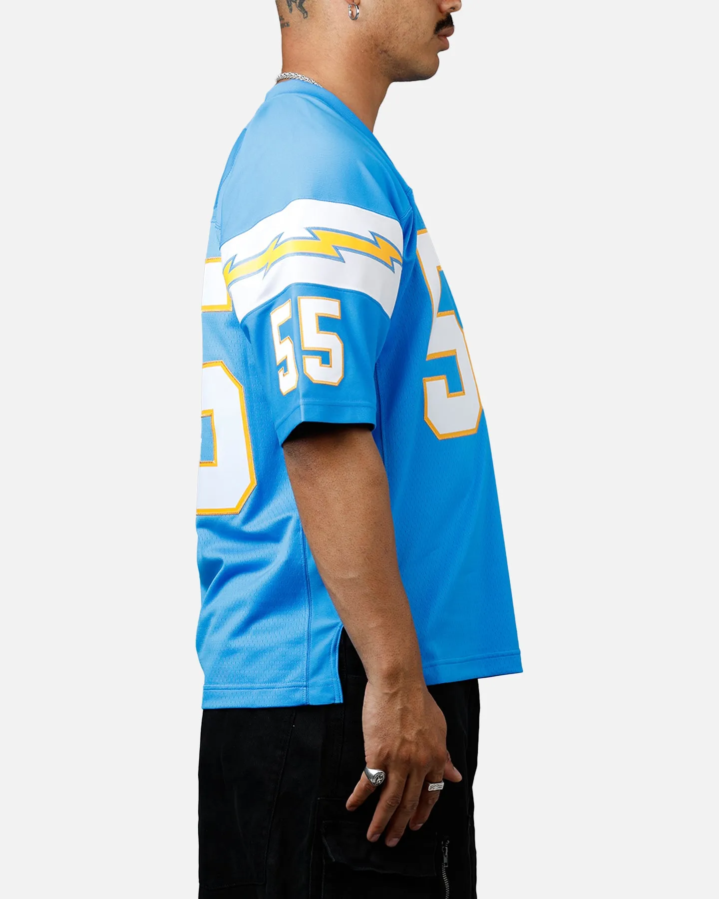 Mitchell & Ness Los Angeles Chargers Junior Seau #55 Legacy Jersey Powder Blue sold by Culture Kings product image thumbnail 4