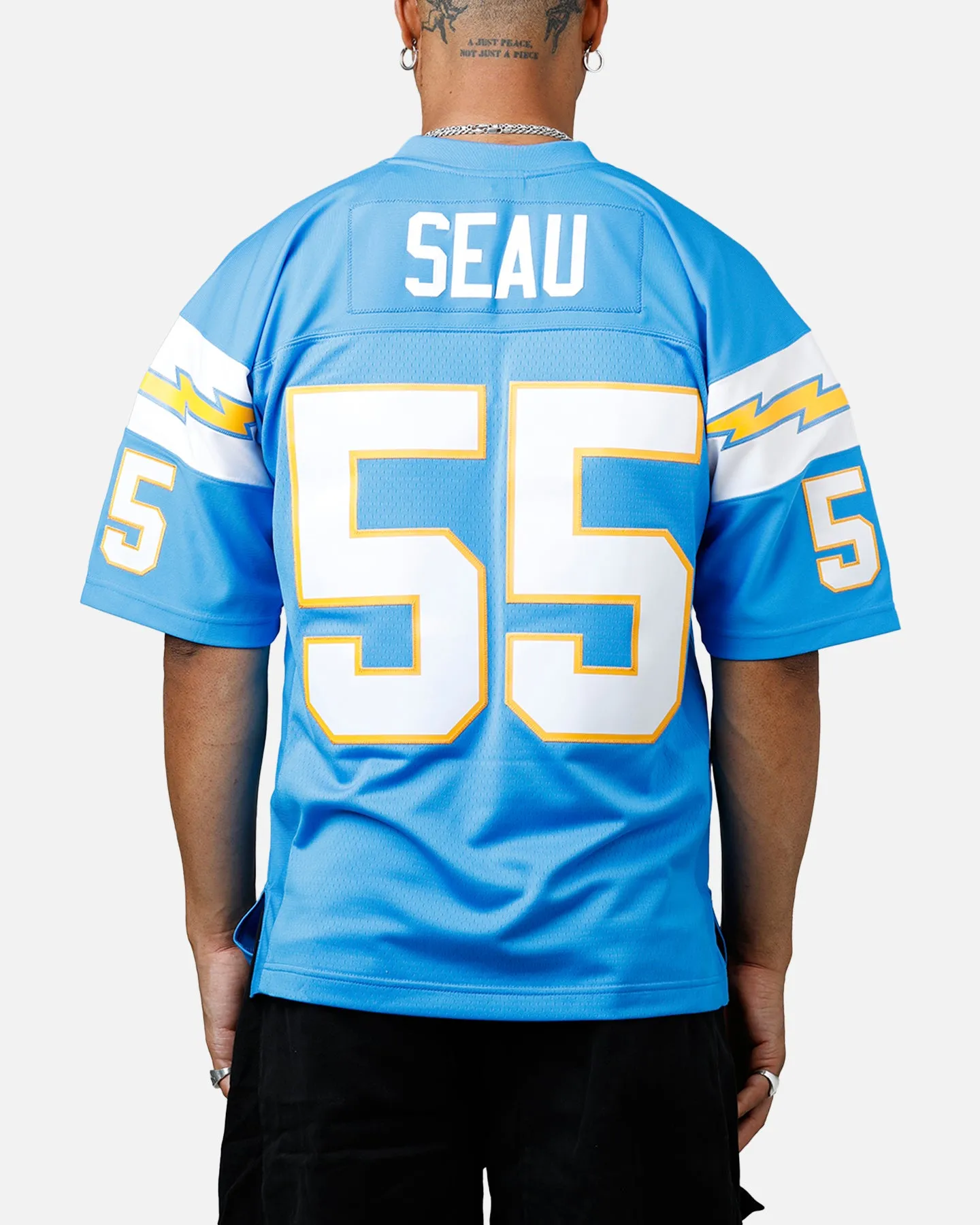 Mitchell & Ness Los Angeles Chargers Junior Seau #55 Legacy Jersey Powder Blue sold by Culture Kings product image thumbnail 2