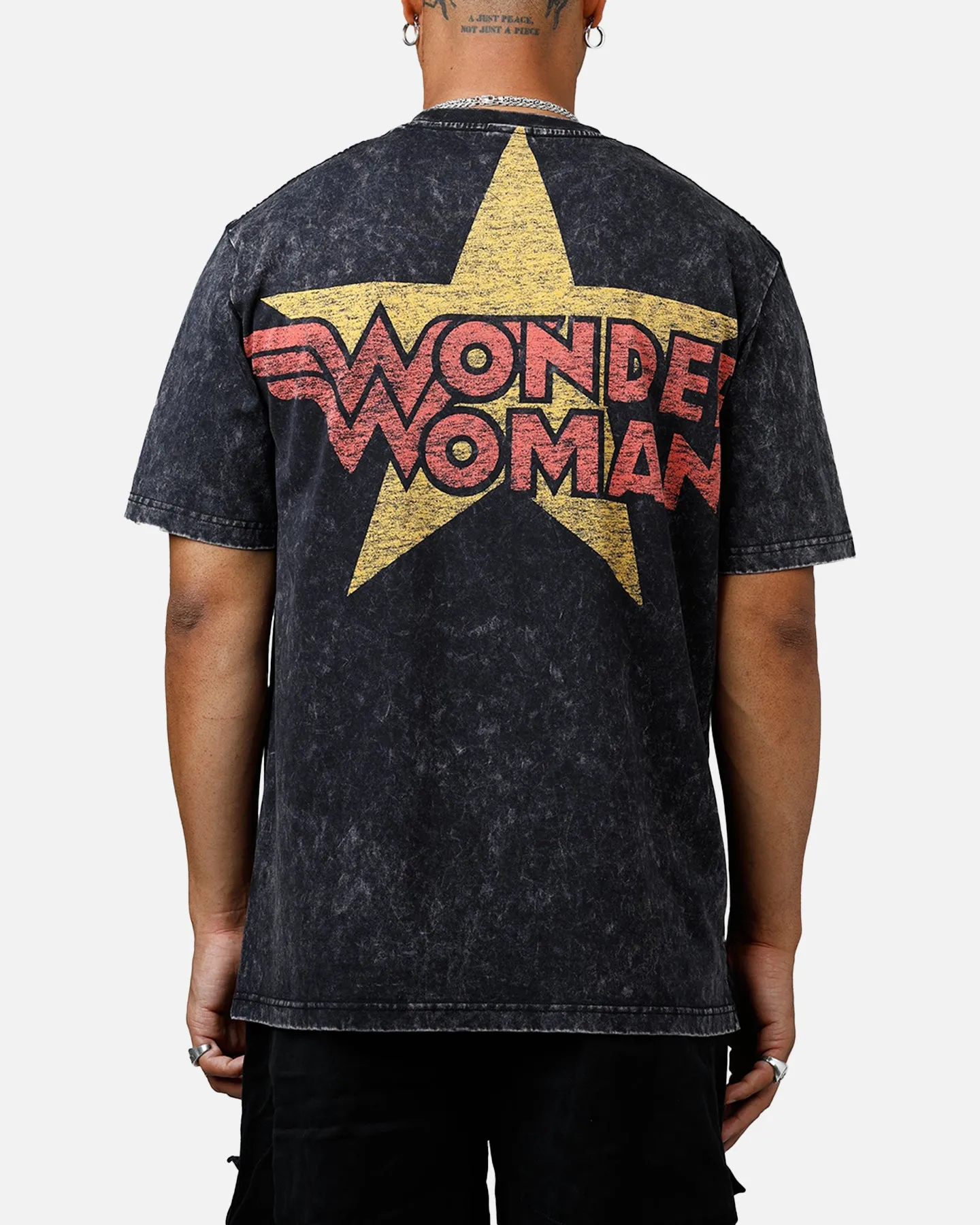 New Era X DC Wonder Women T-Shirt Washed Black sold by Culture Kings product image thumbnail 2