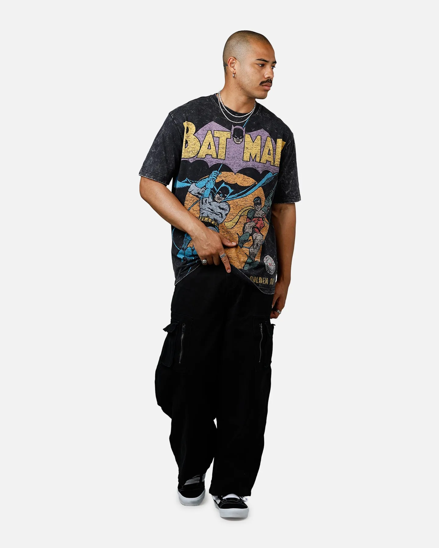 New Era X DC Batman T-Shirt Washed Black sold by Culture Kings product image thumbnail 3