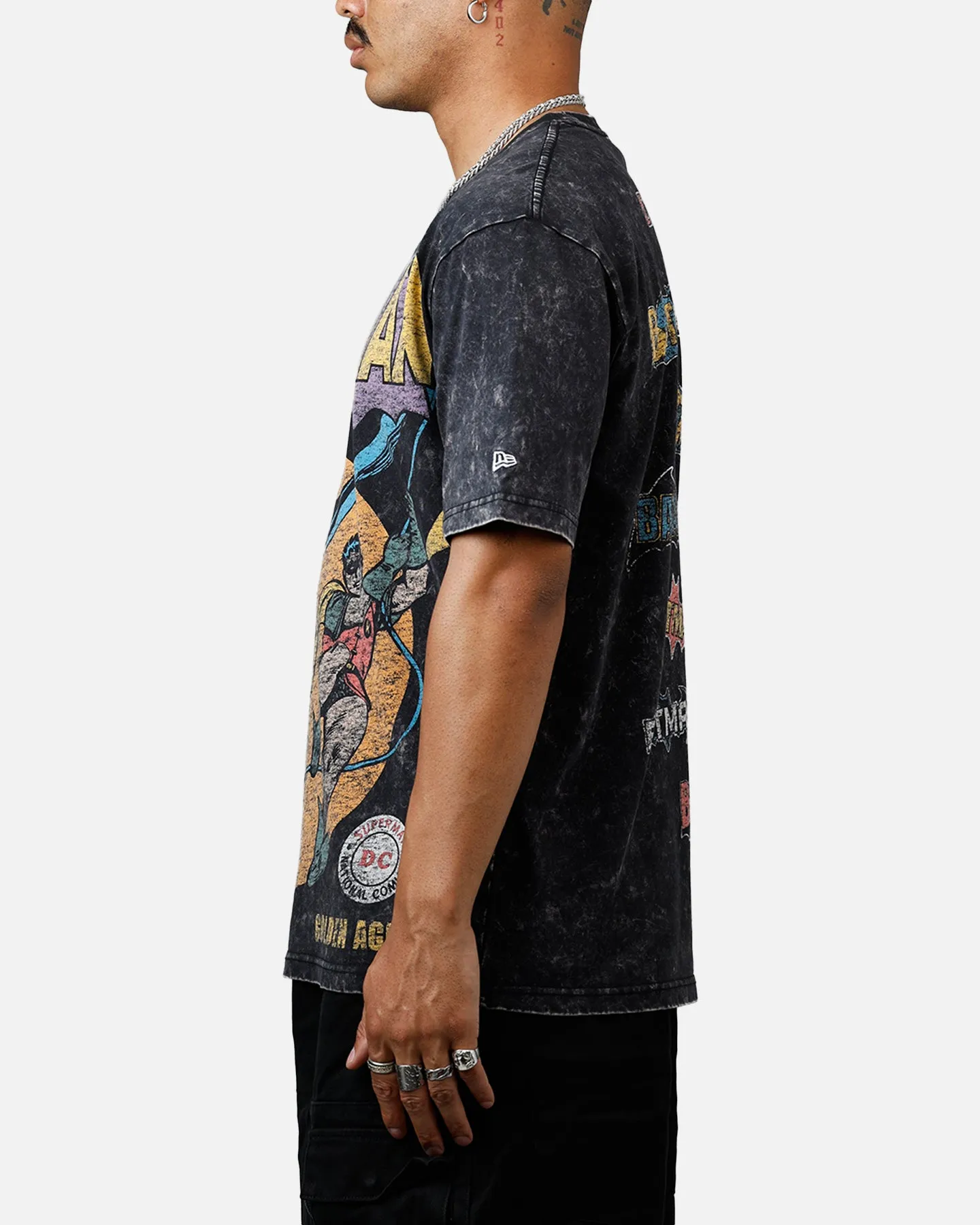 New Era X DC Batman T-Shirt Washed Black sold by Culture Kings product image thumbnail 5