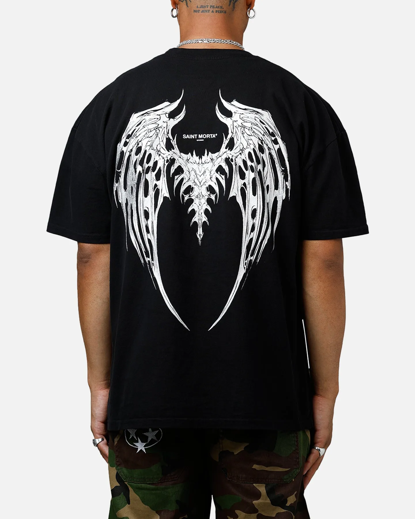 Saint Morta Departed Boxy T-Shirt Black sold by Culture Kings