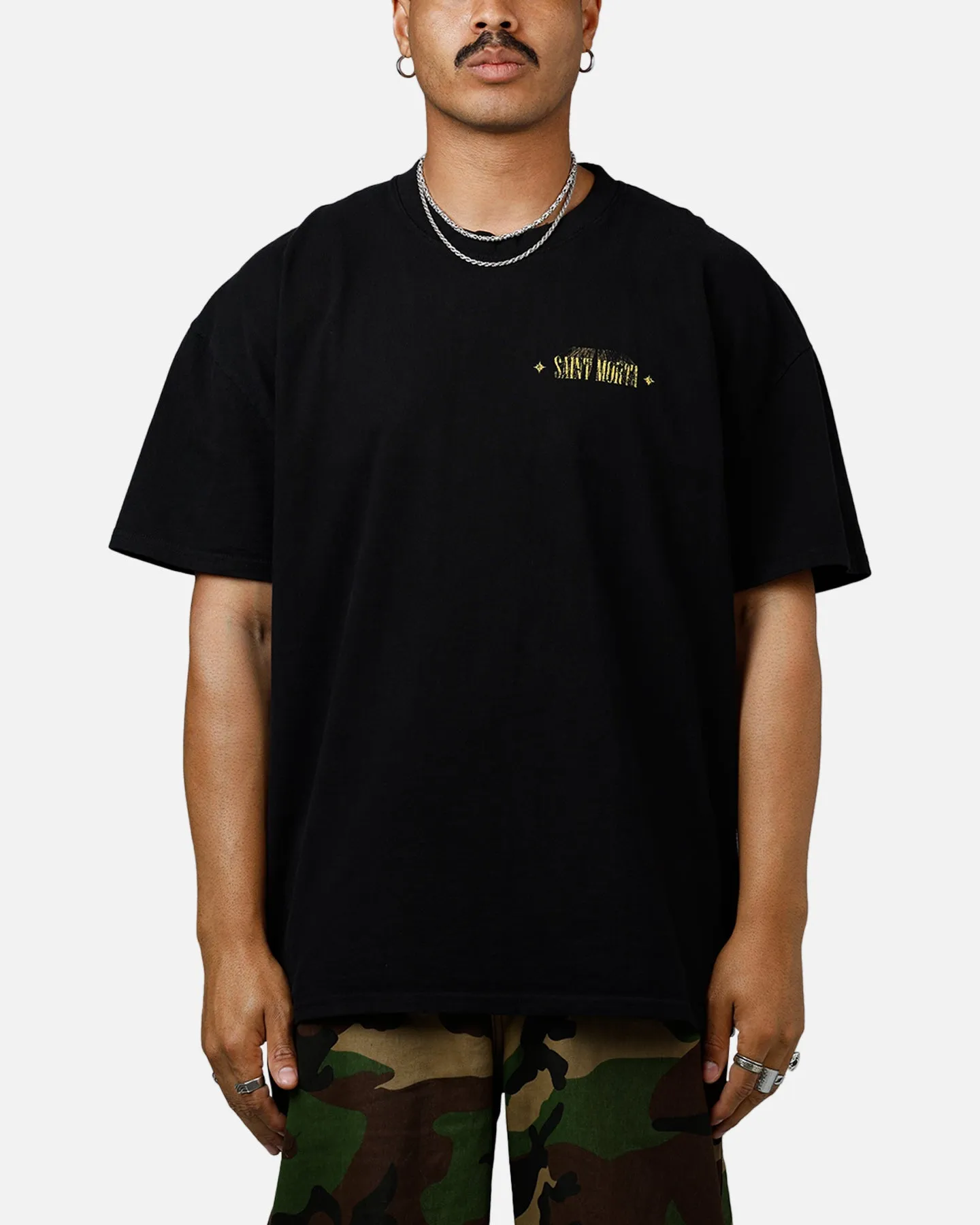 Saint Morta Realm Of Return Boxy T-Shirt Black sold by Culture Kings product image thumbnail 2