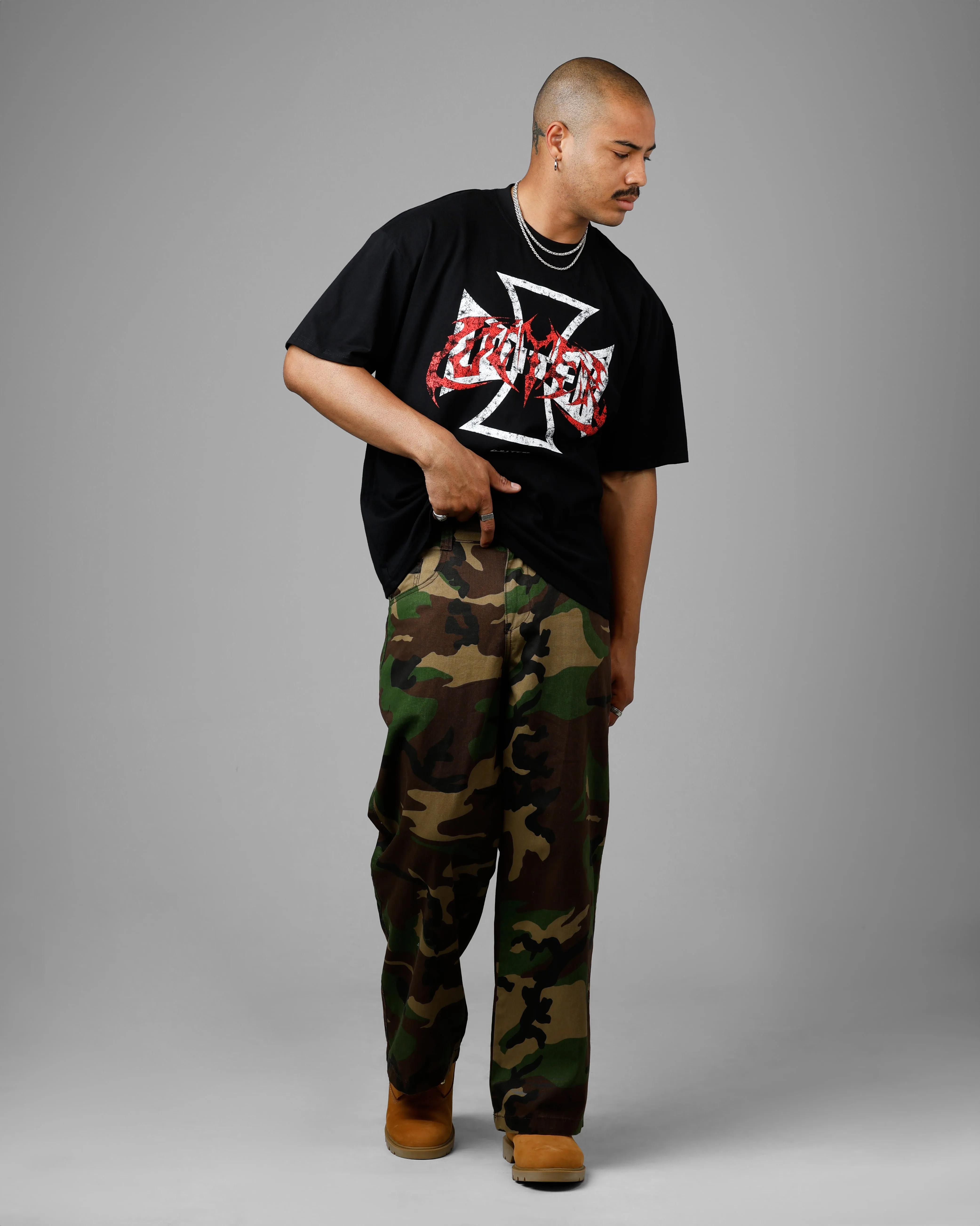 Loiter Forged T-Shirt Black sold by Culture Kings product image thumbnail 3