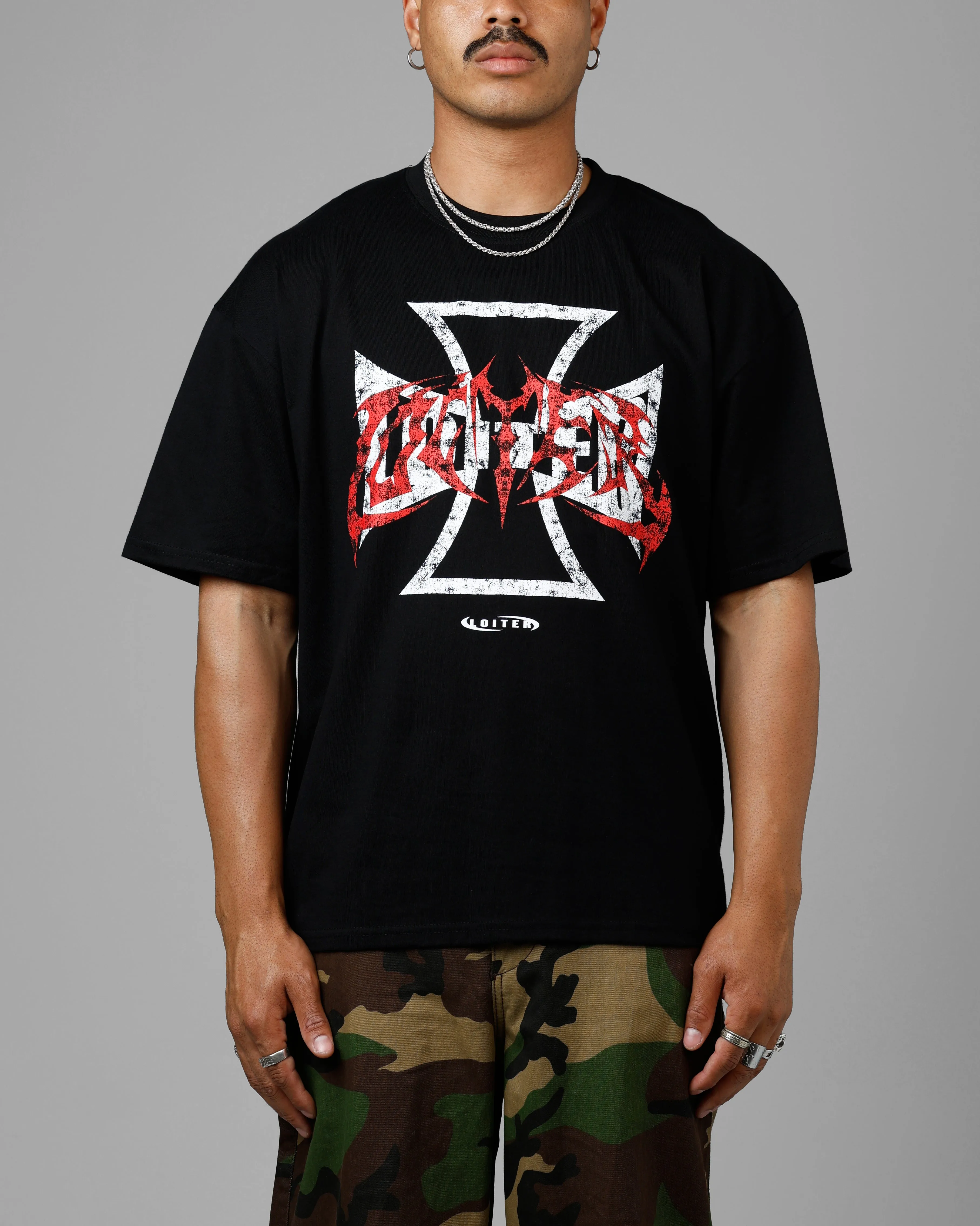 Loiter Forged T-Shirt Black sold by Culture Kings