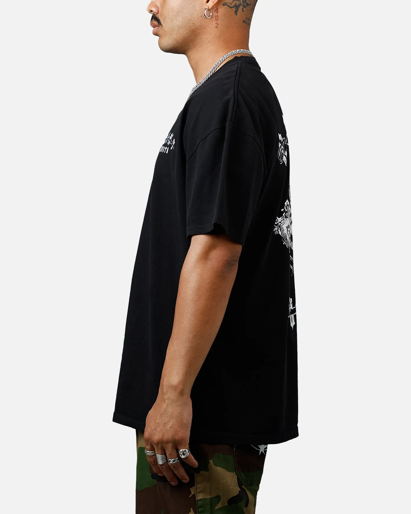 Saint Morta Sleepless Boxy T-Shirt Black sold by Culture Kings product image thumbnail 5