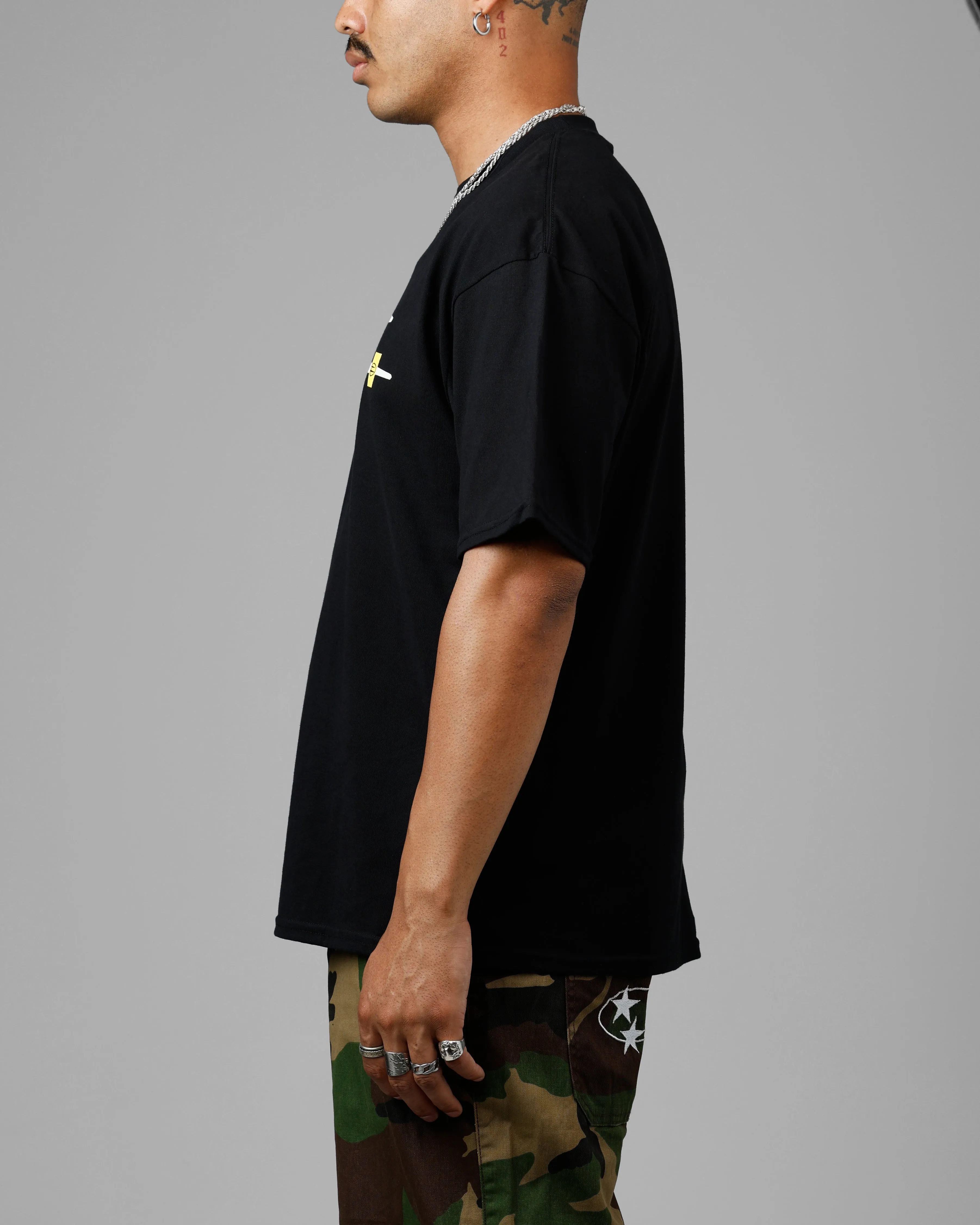 Loiter Hybrid T-Shirt Black sold by Culture Kings product image thumbnail 5