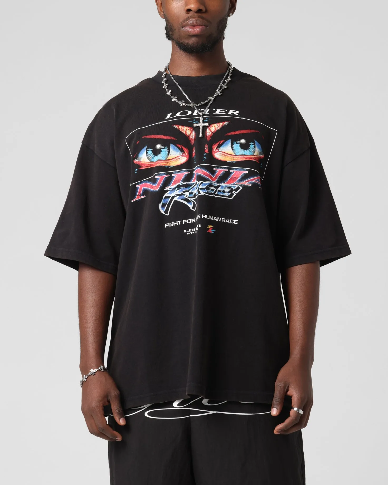 Loiter Ninja Vintage T-Shirt Vintage Black sold by Culture Kings product image thumbnail 2