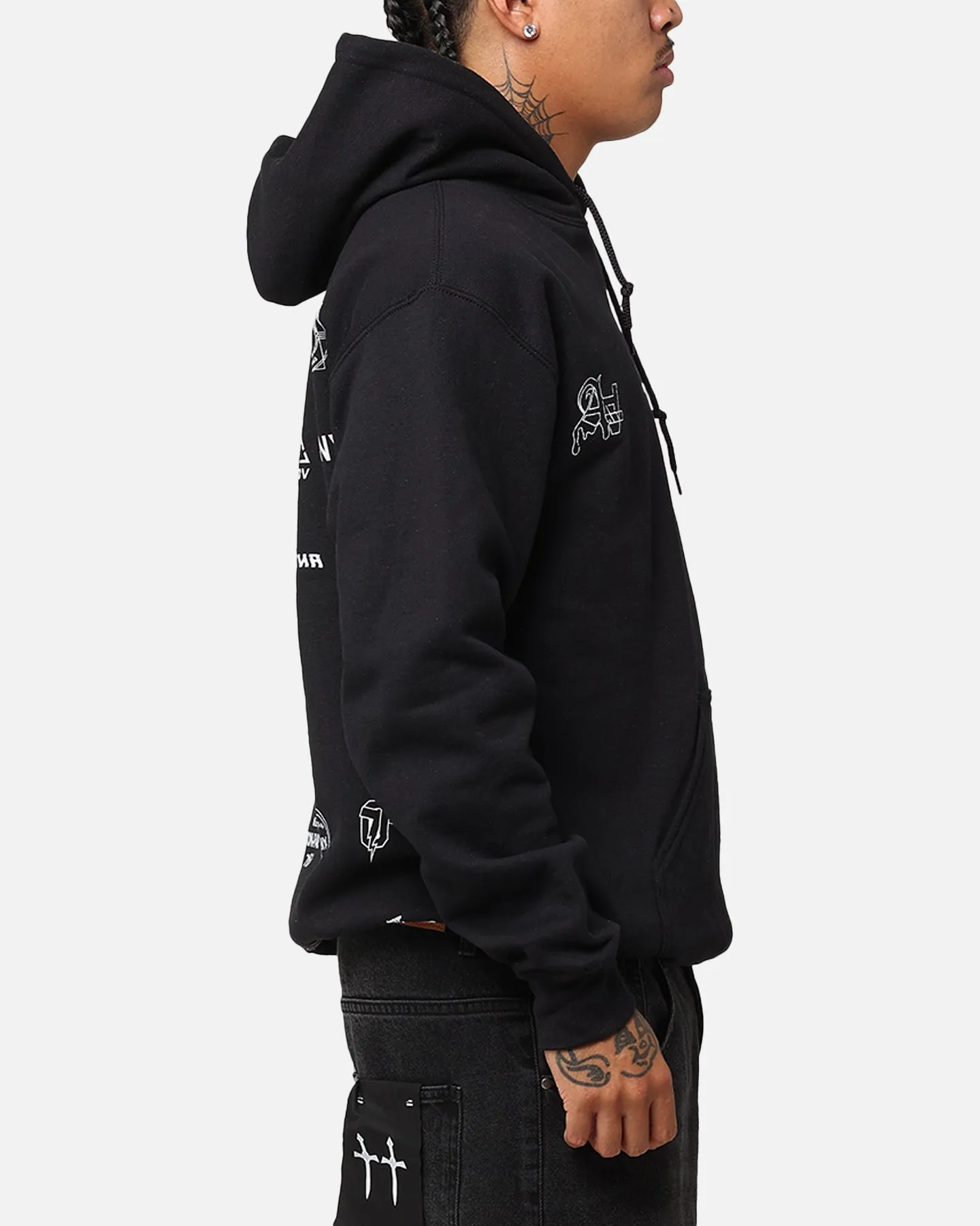 The Anti Order Stacked Hoodie Black/White sold by Culture Kings product image thumbnail 5