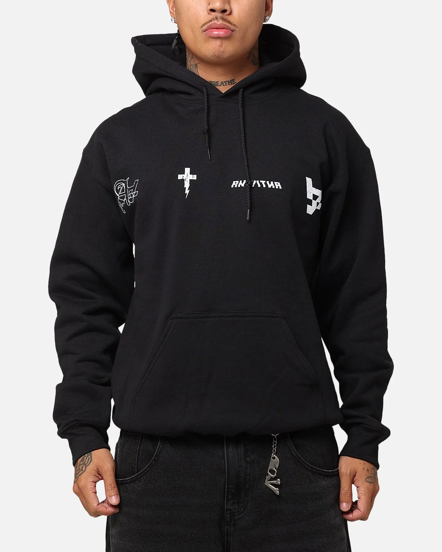 The Anti Order Stacked Hoodie Black/White sold by Culture Kings product image thumbnail 2