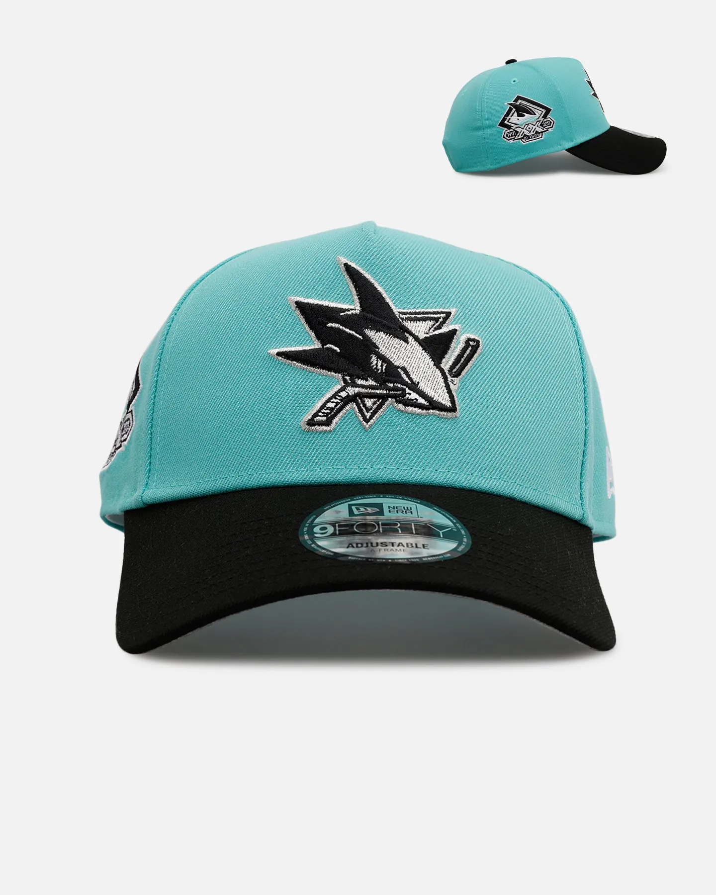New Era San Jose Sharks 'Diamonds Are Forever' 9FORTY A-Frame Snapback Mint sold by Culture Kings