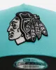 New Era Chicago Blackhawks 'Diamonds Are Forever' 9FORTY A-Frame Snapback Mint sold by Culture Kings