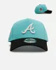 New Era Atlanta Braves 'Diamonds Are Forever' 9FORTY A-Frame Snapback Mint sold by Culture Kings