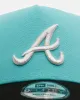 New Era Atlanta Braves 'Diamonds Are Forever' 9FORTY A-Frame Snapback Mint sold by Culture Kings