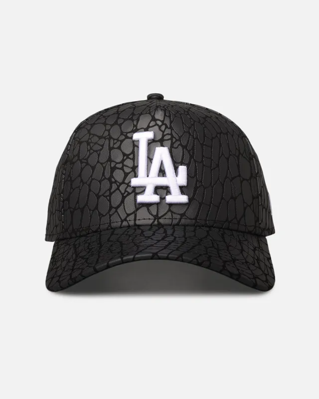 New Era Los Angeles Dodgers 'Croc Skin' 9FORTY A-Frame Snapback Black sold by Culture Kings