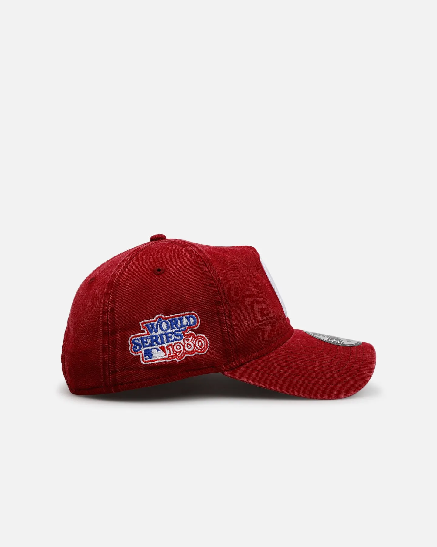 New Era Philadelphia Phillies 'Washed Team Color' Unstructured 9FORTY A-Frame Snapback Official Team Color sold by Culture Kings product image thumbnail 3