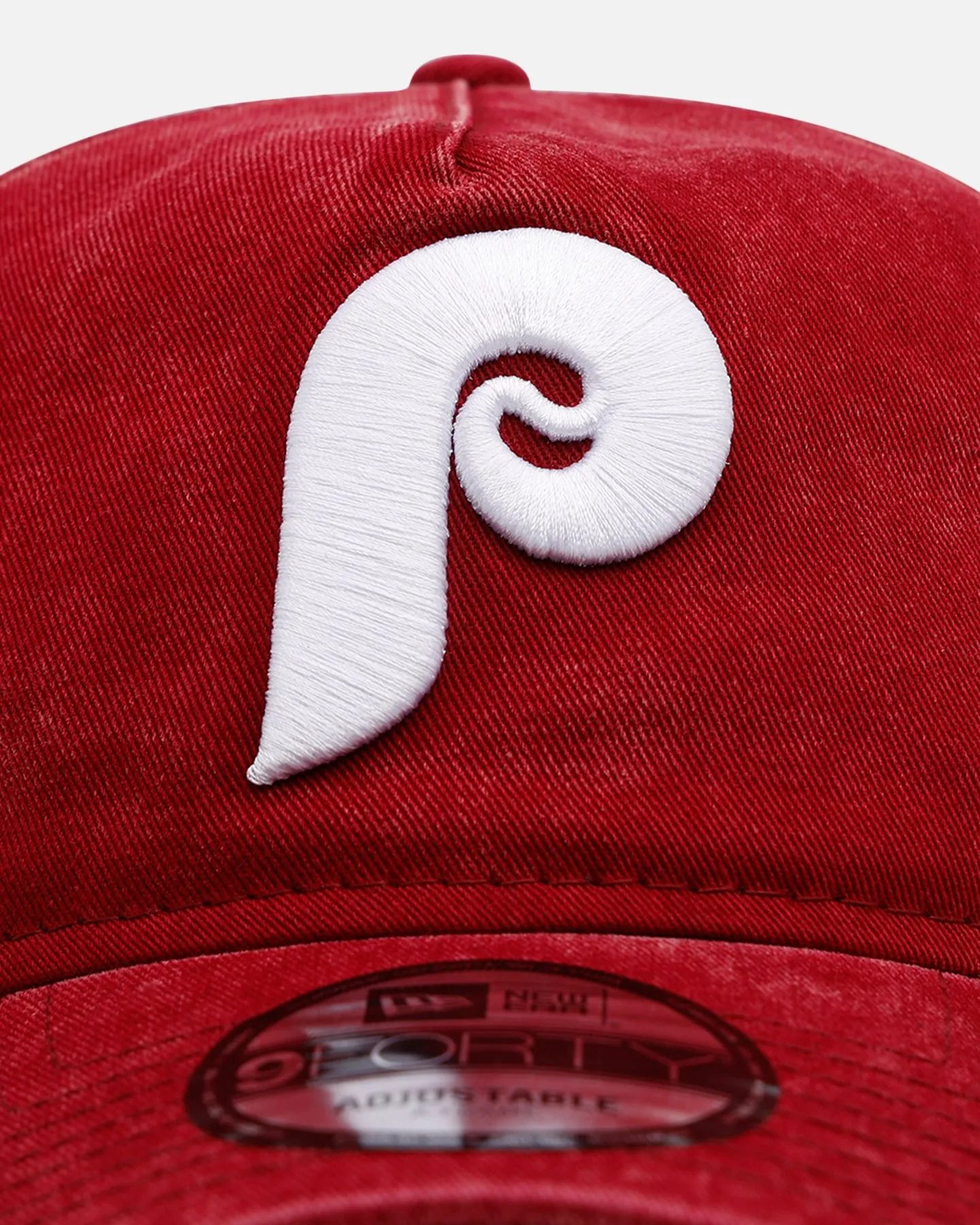 New Era Philadelphia Phillies 'Washed Team Color' Unstructured 9FORTY A-Frame Snapback Official Team Color sold by Culture Kings product image thumbnail 5