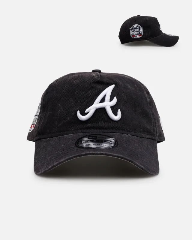 New Era Atlanta Braves 'Washed Team Color' Unstructured 9FORTY A-Frame Snapback Official Team Color sold by Culture Kings